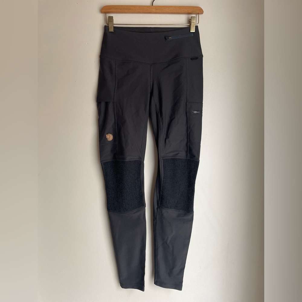 FJALLRAVEN | Abisko Trail Tights Leggings Gray  | Size S